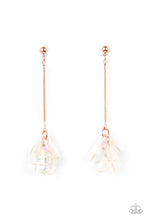 Load image into Gallery viewer, Keep Them in Suspense - Copper post earrings

