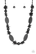 Load image into Gallery viewer, Carefree Cococay - Black Necklace Set - 2 pc
