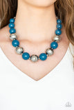Floral Fusion - Blue & Silver