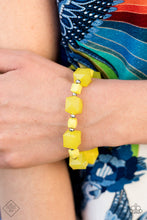 Load image into Gallery viewer, Trendsetting Tourist - Yellow bracelet
