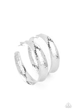 Load image into Gallery viewer, Fearlessly Flared - Silver Hoop
