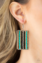 Load image into Gallery viewer, Beadwork Wonder - Black earring
