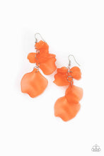 Load image into Gallery viewer, Fragile Florals - Orange Earrings
