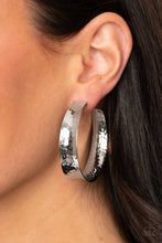 Load image into Gallery viewer, Fearlessly Flared - Silver Hoop
